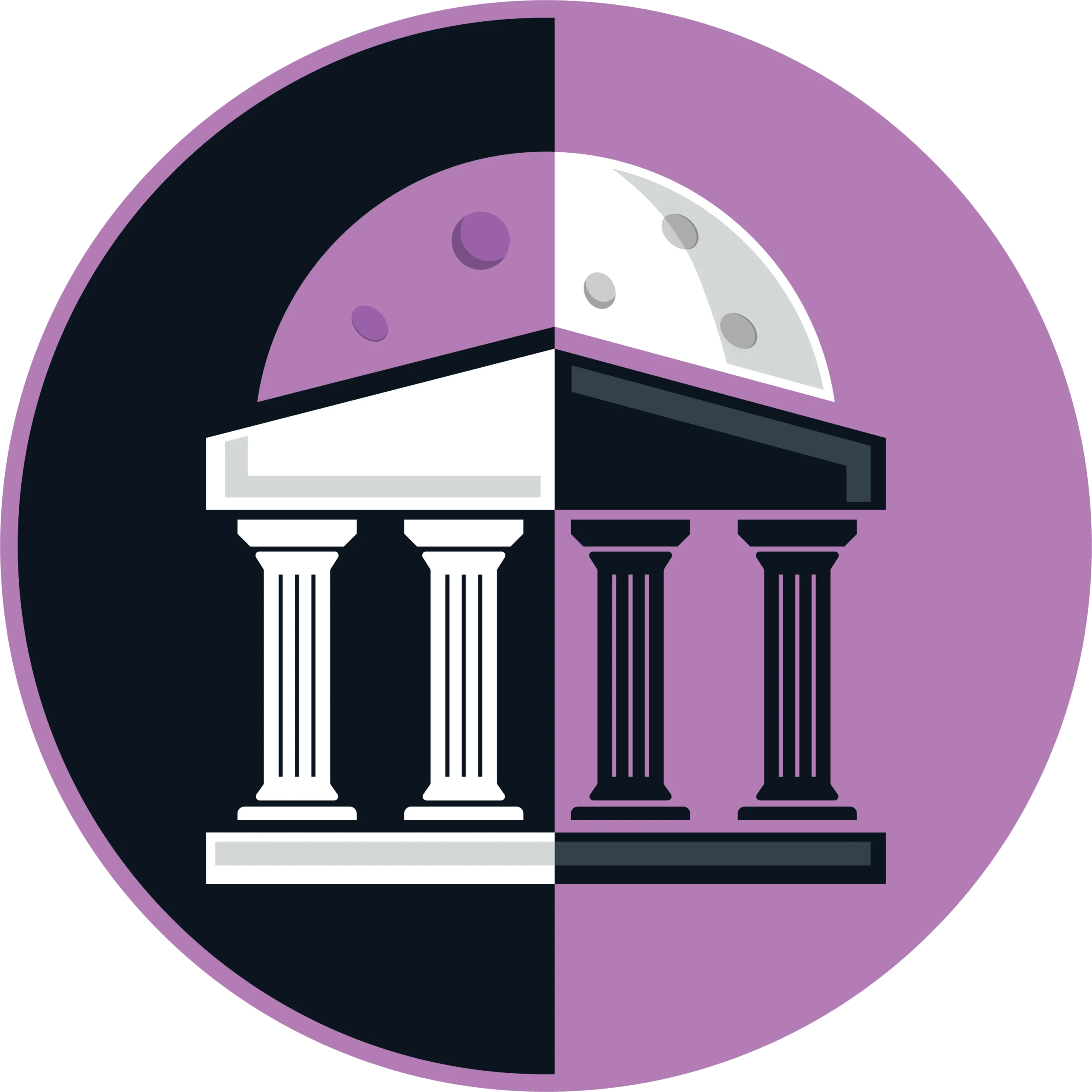 a company logo in header